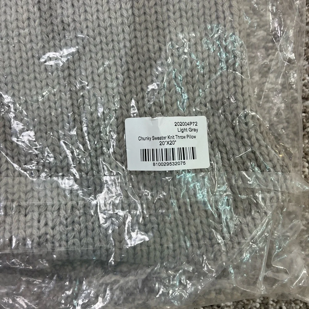 ⭐️ EVERGRACE Cozy Knit Throw Pillow Case 20x20”
